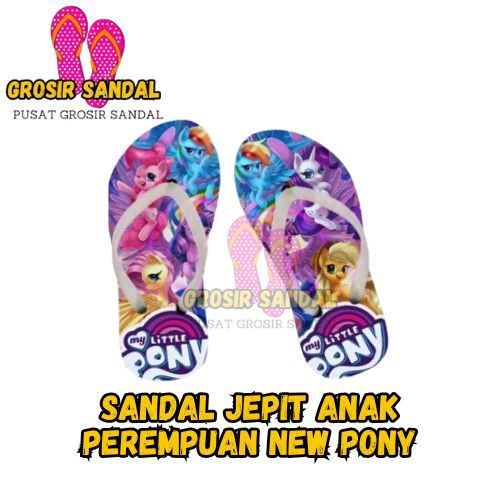 GROSIR SANDAL Sandal Jepit Anak Perempuan New Pony