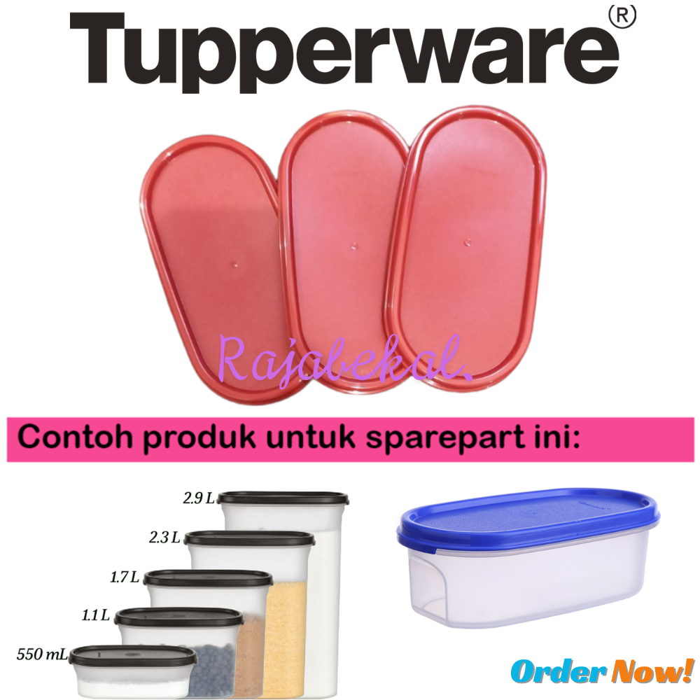 PROMO Tupperware  Tutup Seal MM Oval Modular Mates Oval