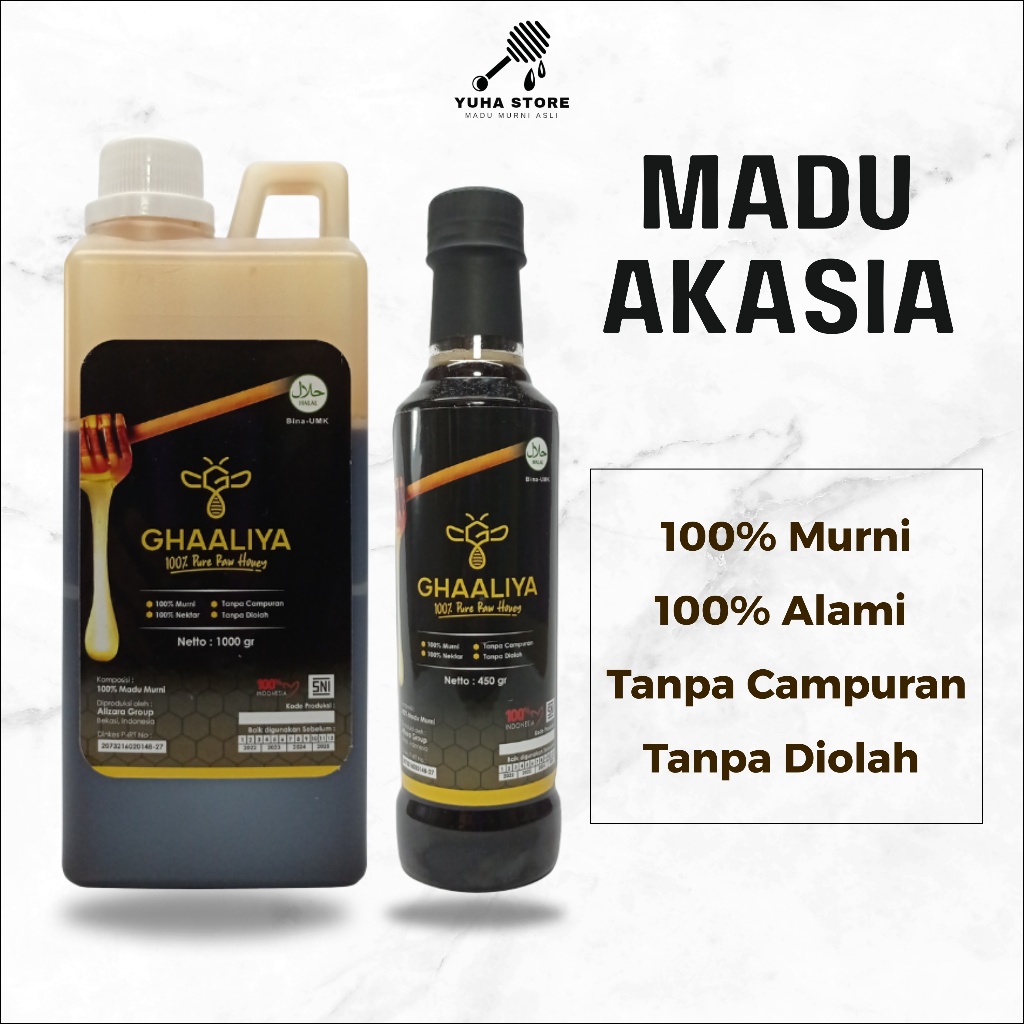 

Madu Murni Asli Nektar Bunga Akasia