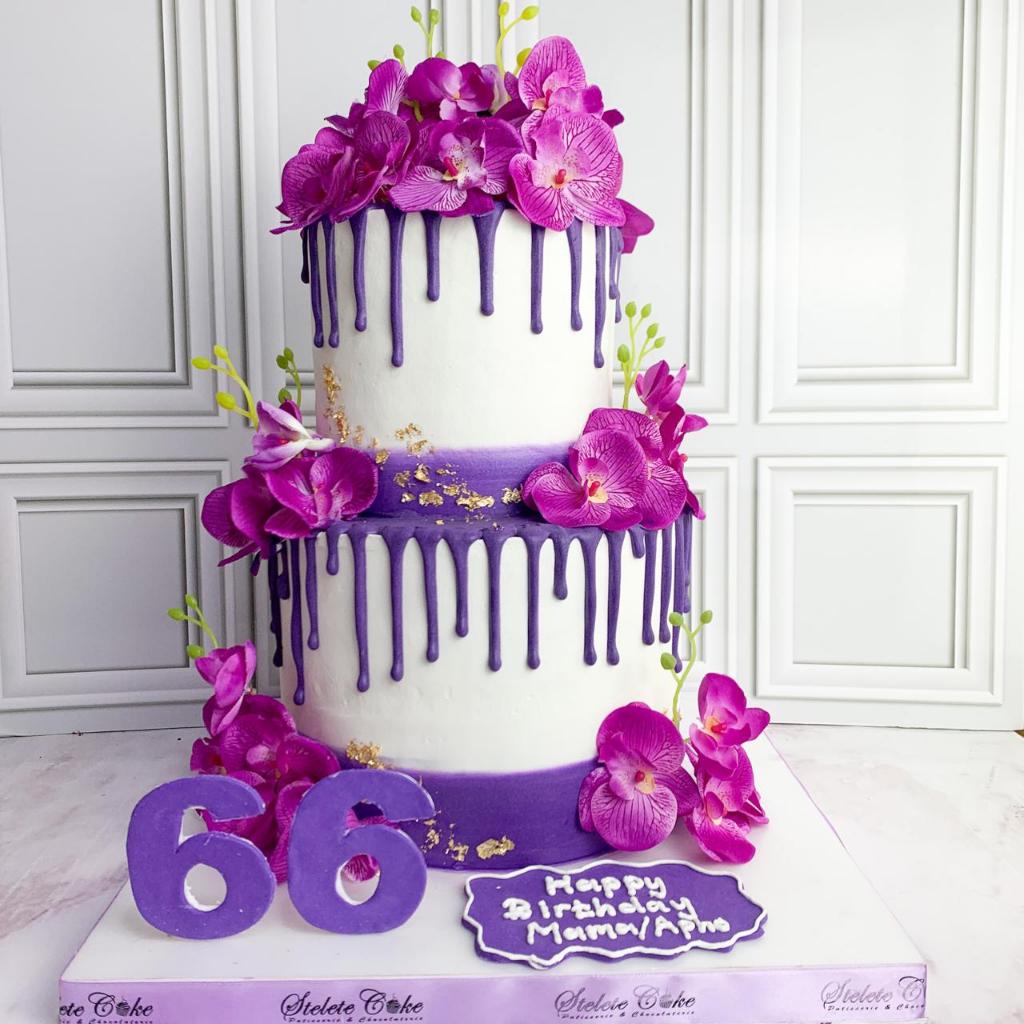 

Kue Ulang Tahun/Birthday Cake/Kue Ultah Tema Flower Anggrek Purple/Kue Birthday Jakarta