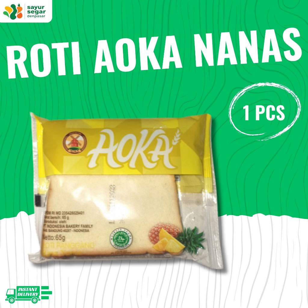 

Roti Aoka Nanas 1 pcs - Sayur Segar Denpasar
