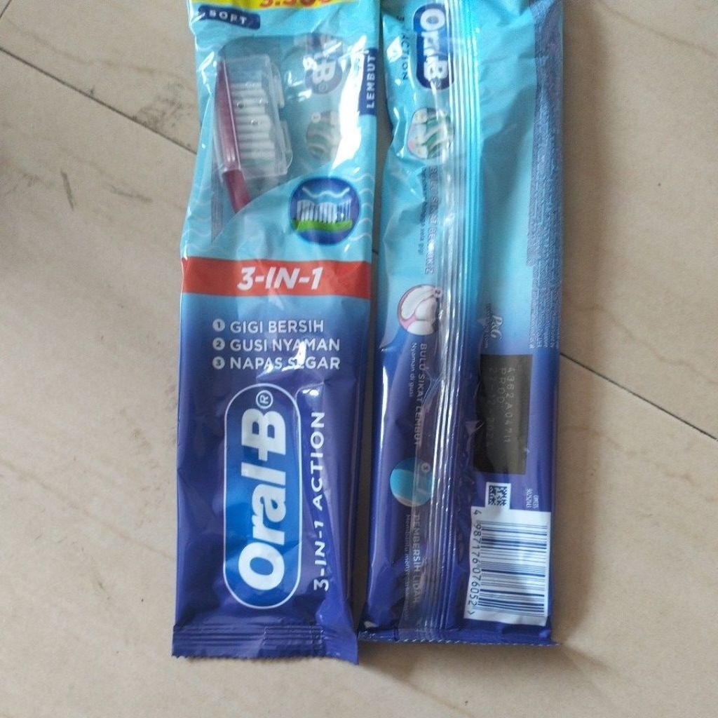 sikat gigi soft oral b