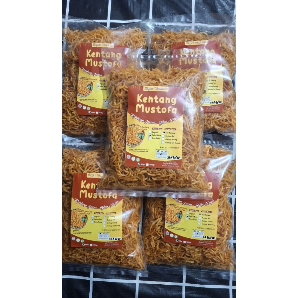 

KERING KENTANG MUSTOFA UMMAZIE BUNDLING 3KG HALAL NON MSG TANPA PENGAWET