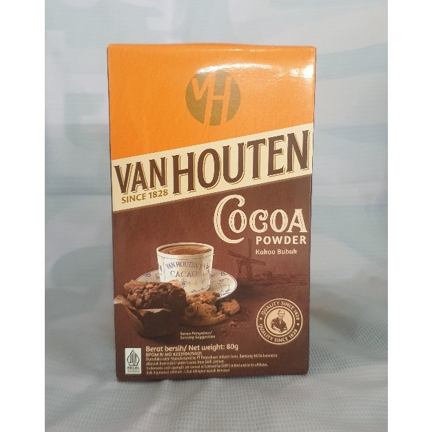 

Van Houten Cocoa Powder 80gr (Coklat Bubuk)