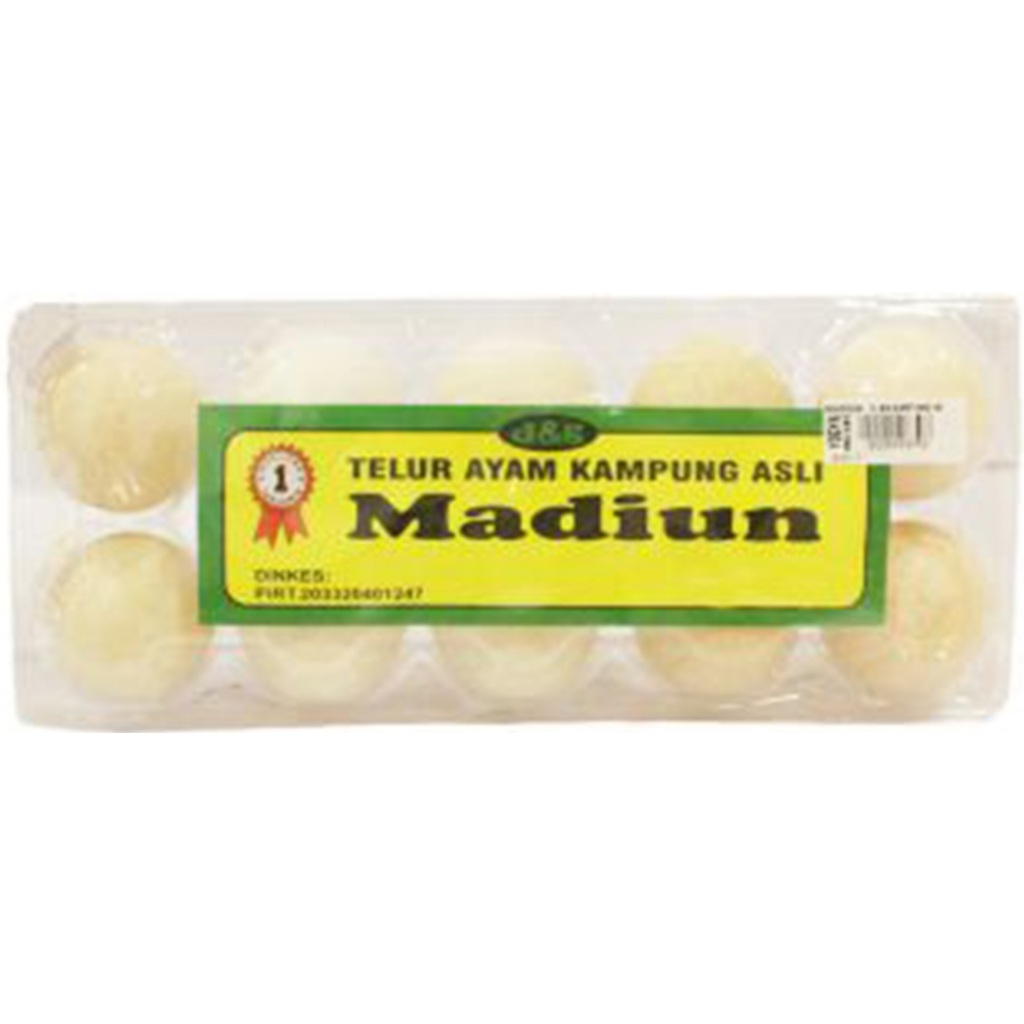 

TELUR AYAM KAMPUNG ASLI MADIUN ISI 10 PCS