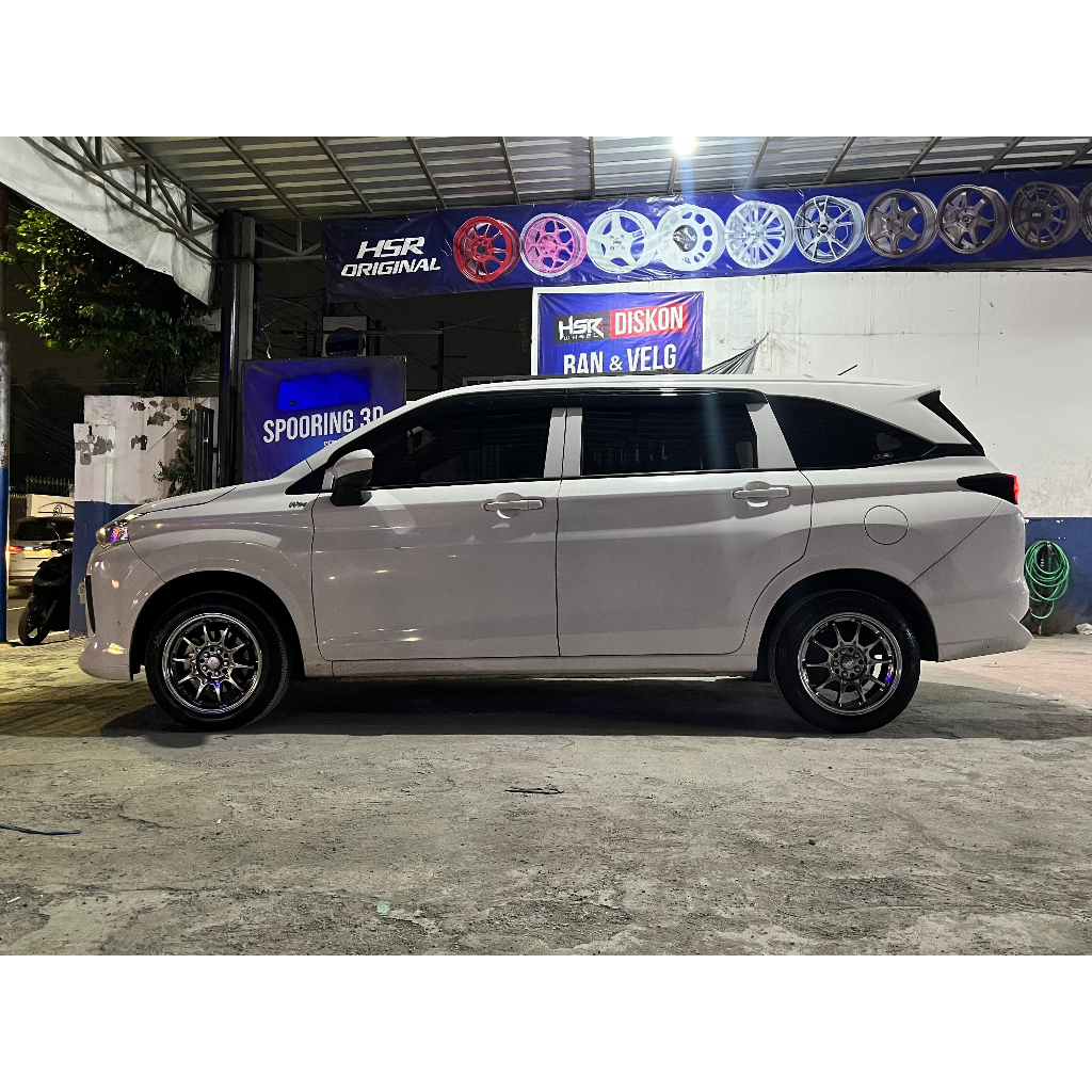 paket ganteng velg hsr boroko srd ring 16 untuk mobil avanza veloz plus ban accelera 205 55 r16