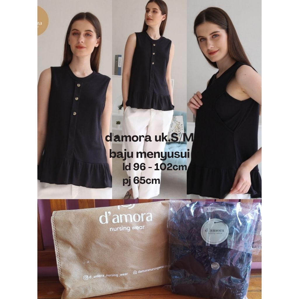 d'amora jenna top nursing wear busui