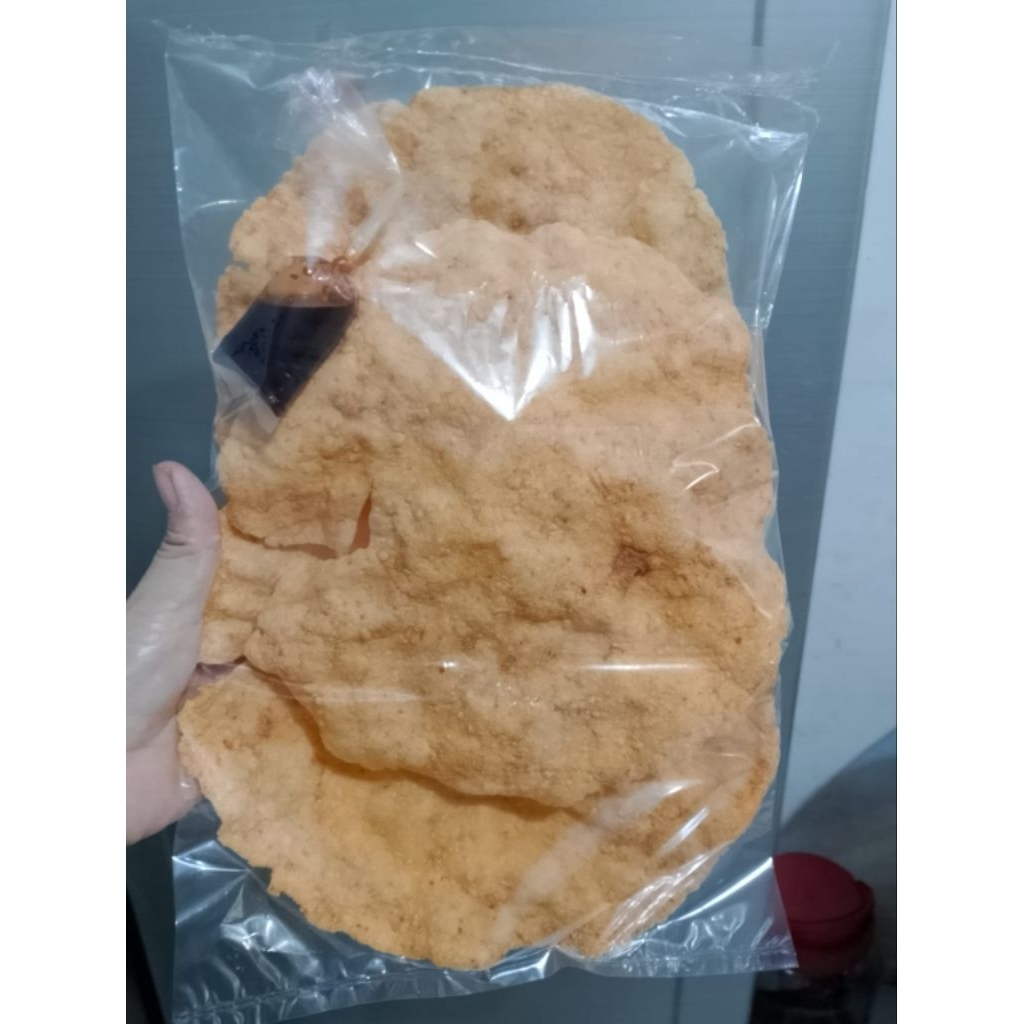 Kerupuk Opak Singkong Jumbo goreng