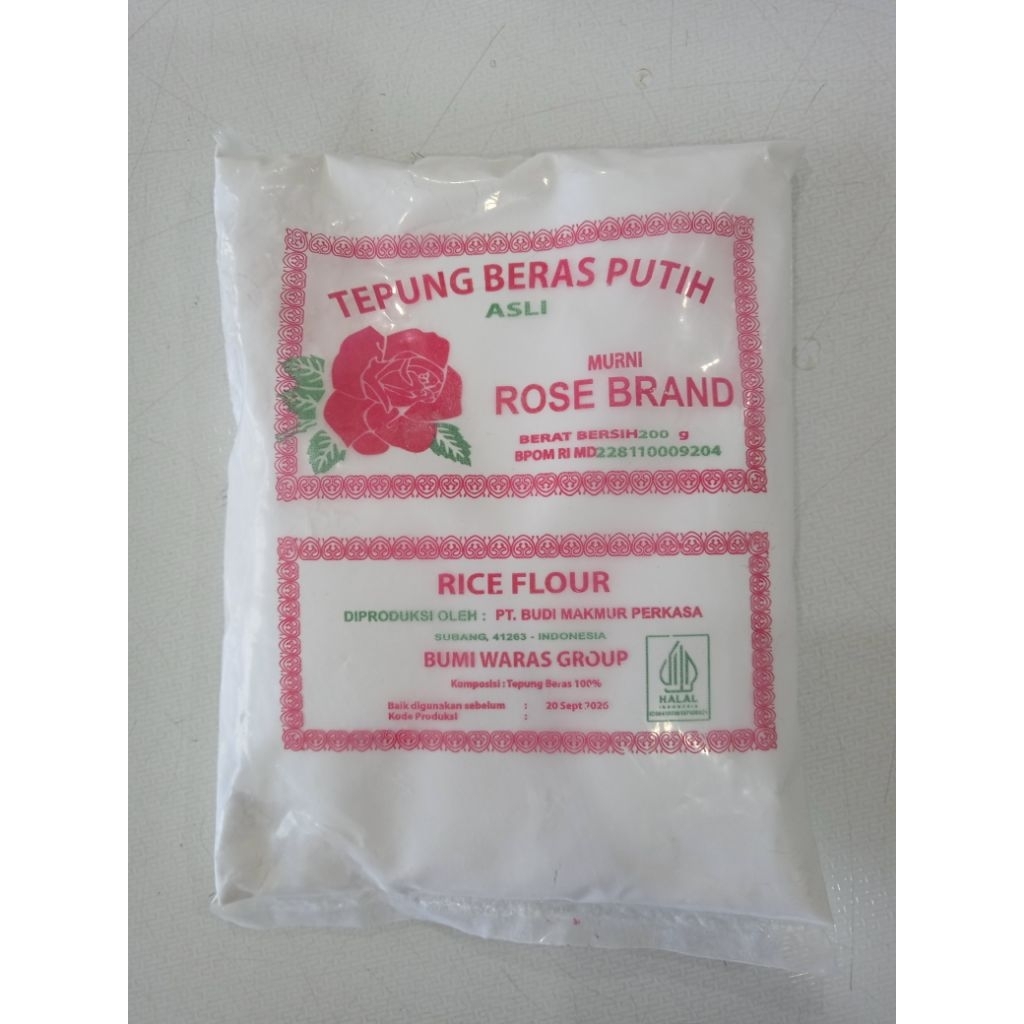 

Rose Brand Tepung Beras Putih 200gr