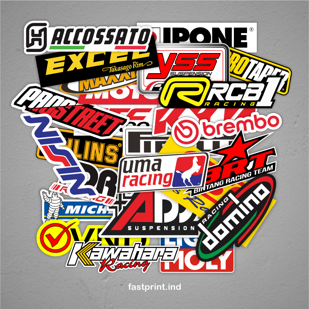 

STIKER PACK STICKER PAX BRAND RACING PREMIUN SUDAH DIPOTONG TINGGAL TEMPEL BAHAN VYNIL GRAFTAC ANTI AIR