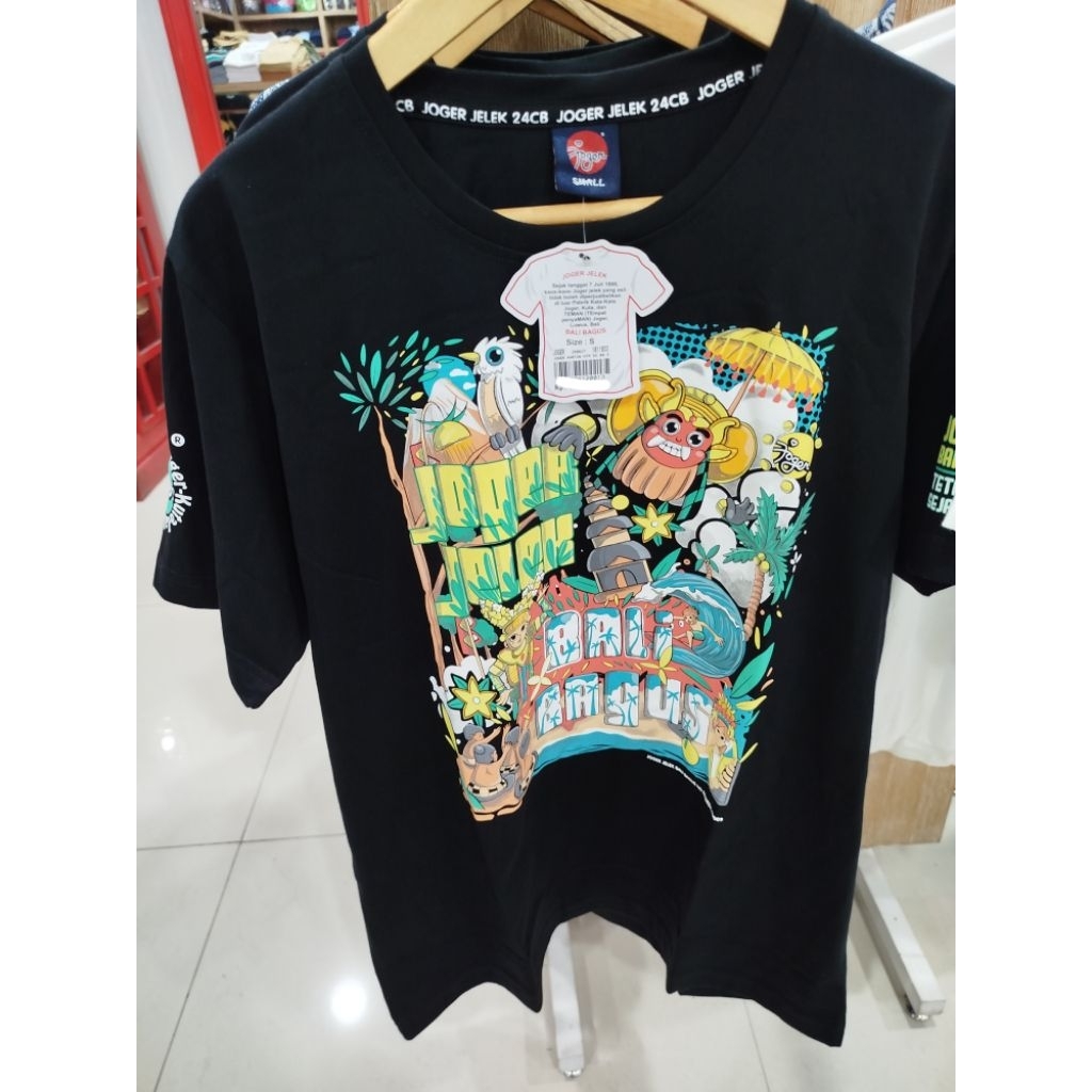 KAOS JOGER BALI ORIGINAL SPESIAL HITAM