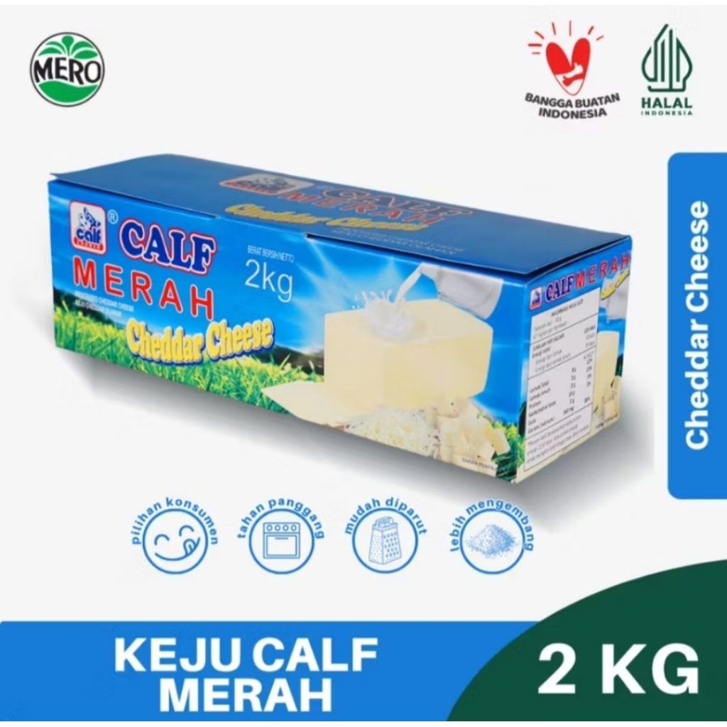 

keju calf merah blok 2 kg