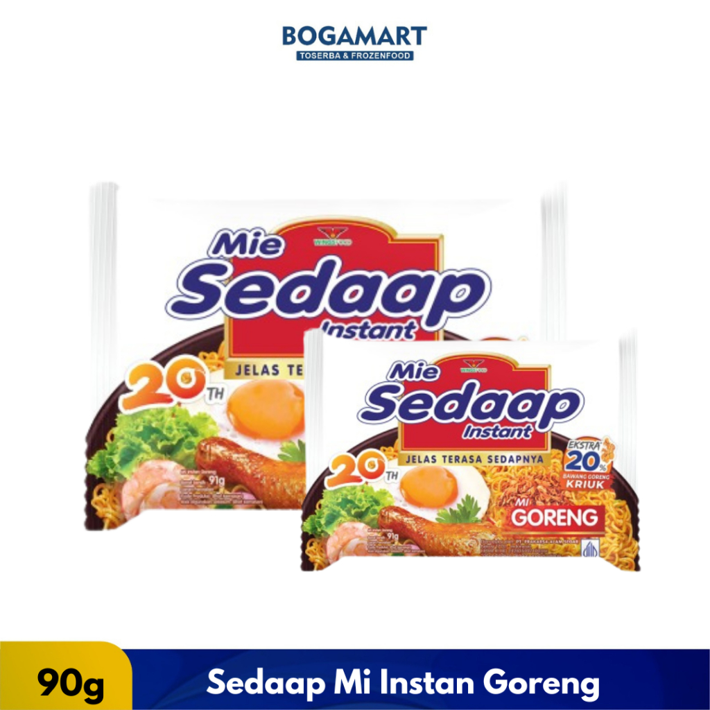 

Mie Sedaap Goreng 90 gr 1 Dus Isi 40 Pcs / Mie Sedaap Goreng 1 Dus