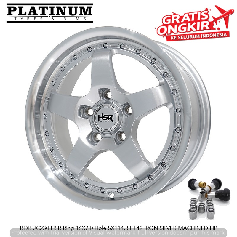 VELG HSR BOB RING 16 COCOK UNTUK INNOVA EXPANDER ERTIGA LUXIO TERIOS