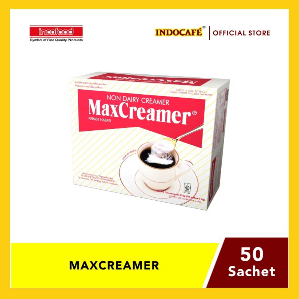 

MAXCREAMER KEMASAN SACHET 50's