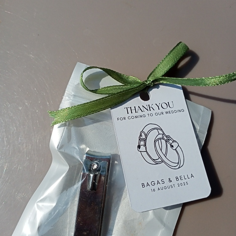 [KERTAS TAG AJA] KERTAS SOUVENIR HANGTAG SOUVENIR TAG SOUVENIR PERNIKAHAN BY SUKACOSTUDIO