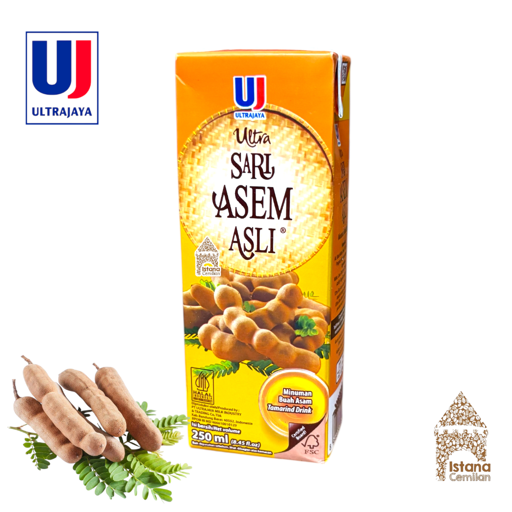 

Ultra Sari Asem Asli 250 ml - Minuman Buah Asam Tamarind Drink