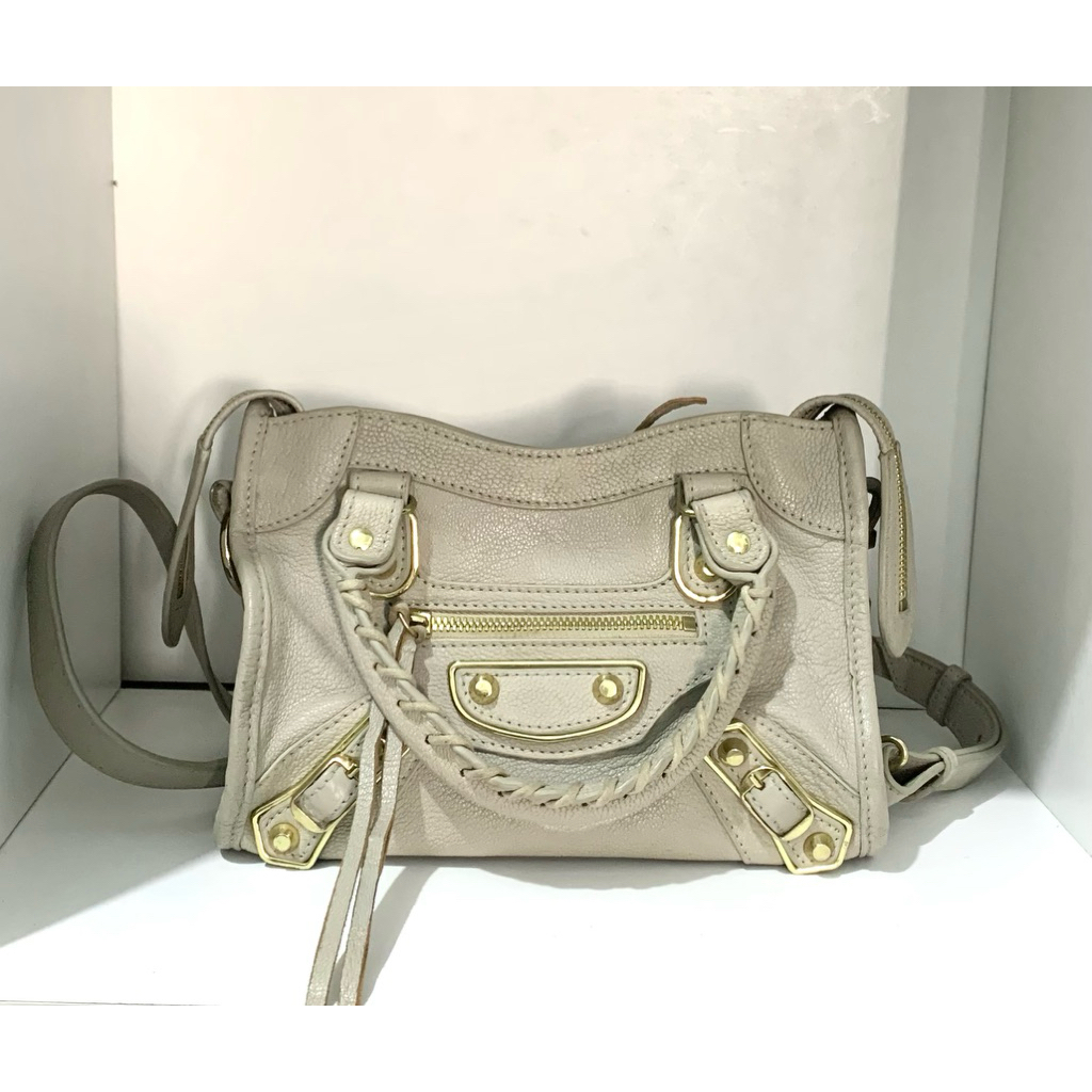 Balenciaga Mini City Grey ( Balzip B )
