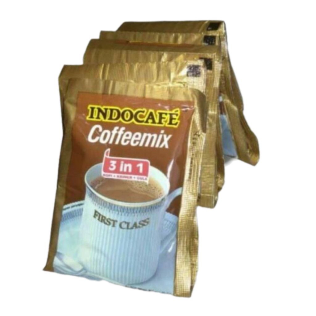 

Indocafe coffemix 3 in 1 20gr 1 renceng isi 10 sachet