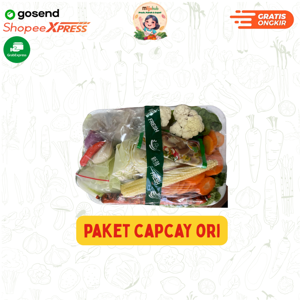 

Paket Capcay Ori - Pengiriman Instan - Fresh Mlijohub Malang