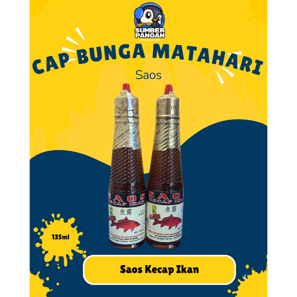 

Raja Rasa Saos Kecap Ikan Cap Bunga Matahari 135ml