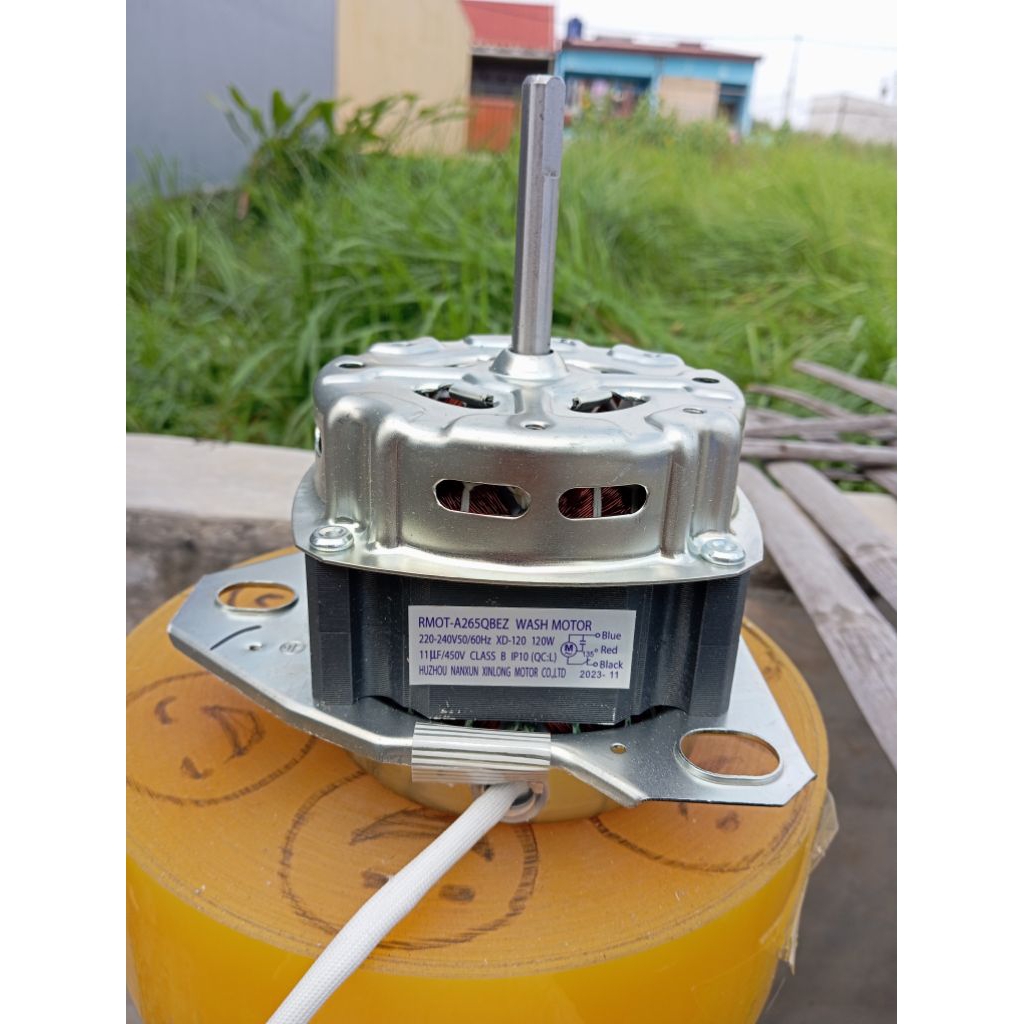 WASH MOTOR MESIN CUCI SHARP ORIGINAL RMOT-A265QBEZ 120WATT 11UF