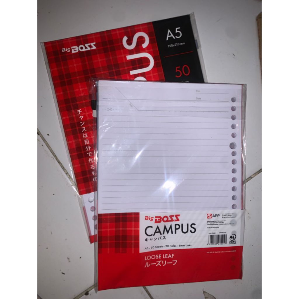 

Isi Binder Big Boss A5 150x210 mm