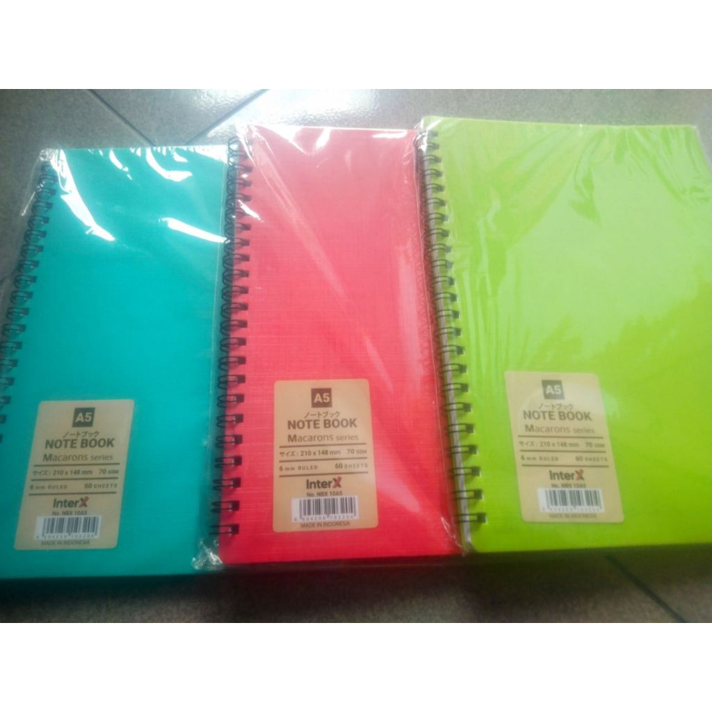 

INTERX NOTE BOOK A5 MACARONS (NBX-10A5)