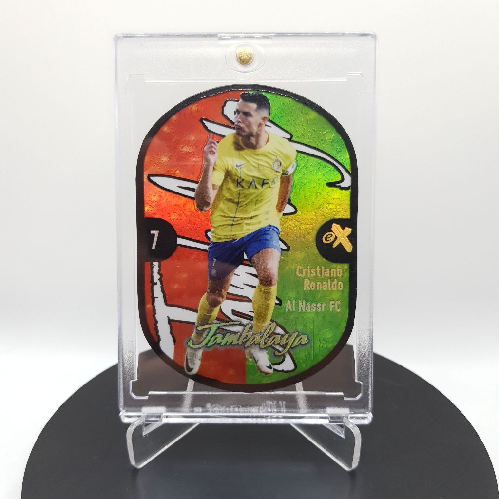 167. Kartu Bola - Custom Card 2022-2023 Fleer E-X Jambalaya #JCR Cristiano Ronaldo