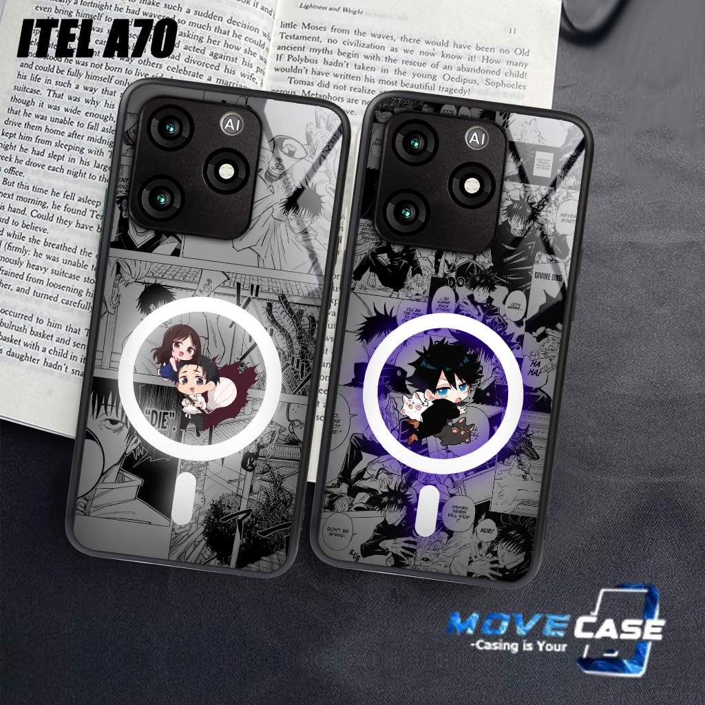 MV262 CASE HP ITEL A70 - SOFTCASE KACA ITEL A70 - CASING ITEL A70 Terbaru Pelindung Hp Motif Gojo
