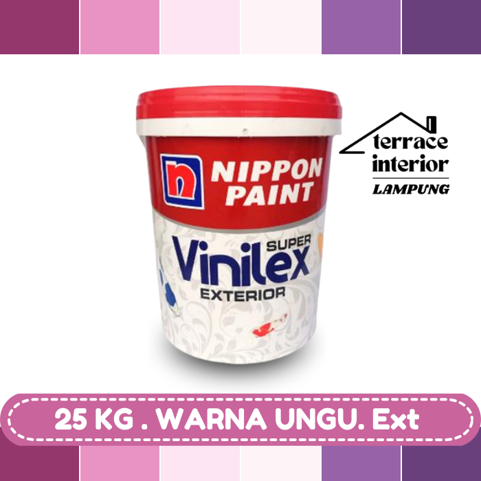 Cat Tembok Vinilex Exterior Ungu 25 Kg