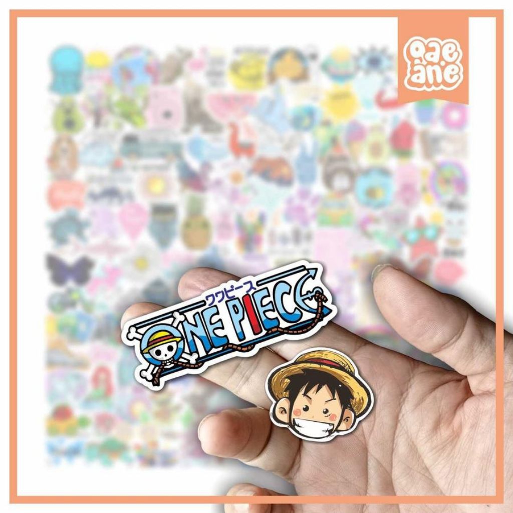 

STICKER PACK ONE PIECE #01 30 pcs TEMPEL TUMBLER HP LAPTOP KOPER HELM