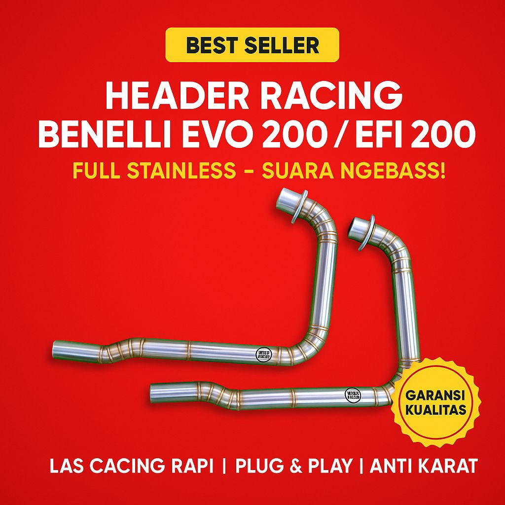 HEADER BENELLI EVO 200 BENELLI EFI 200 FULL STAINLIS