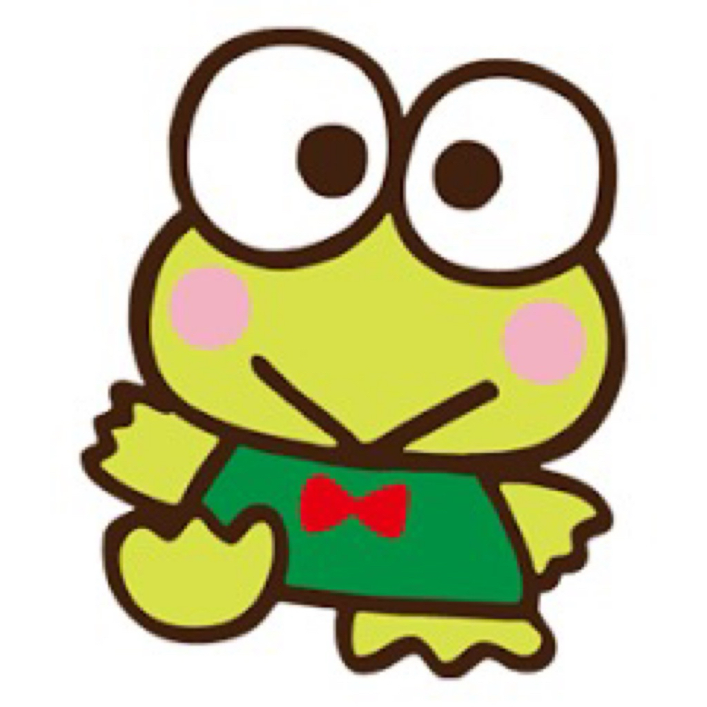 Boneka Karakter Keroppi Size 13cm Original / Boneka Keroppi / Boneka Sanrio Karakter Keroppi Origina