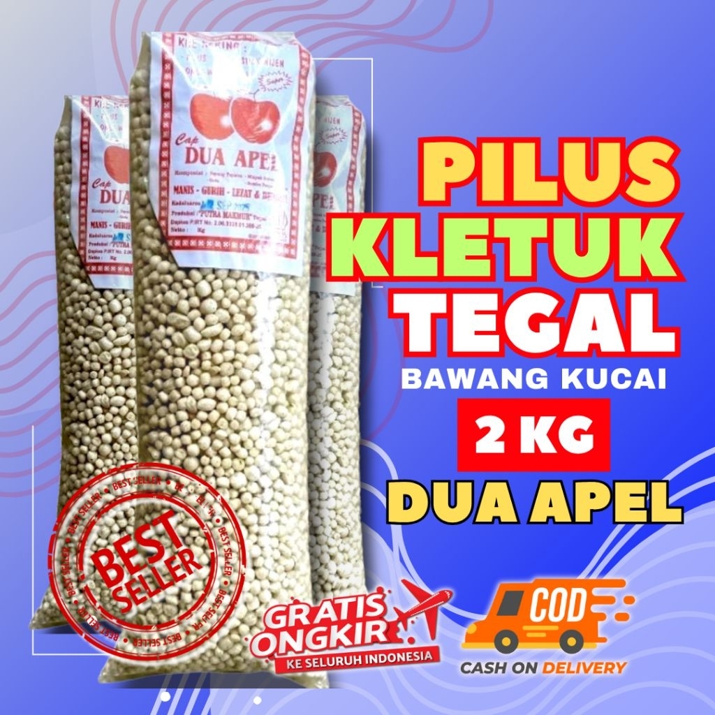 

pilus bawang kucai /pilus kletuk /pilus kletuk kocai khas Tegal 1 ball isi 2kg