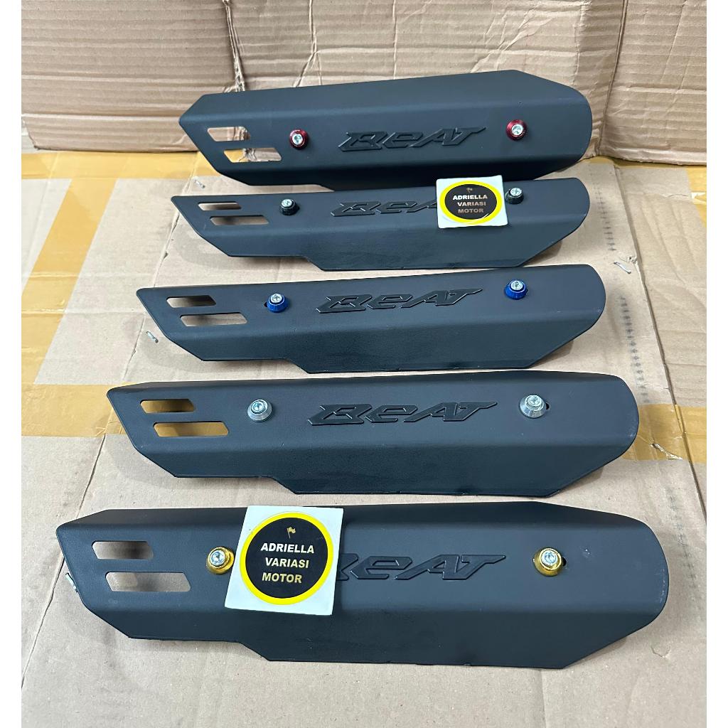 promo cover knalpot beat+baut L universal tameng knalpot beat model transformer bisa untuk semua mot