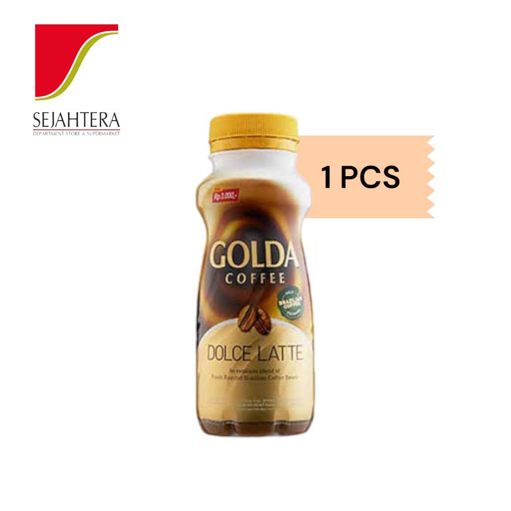 

GOLDA Dolce Latte 200ml BTL – Minuman Kopi Susu Nikmat & Praktis