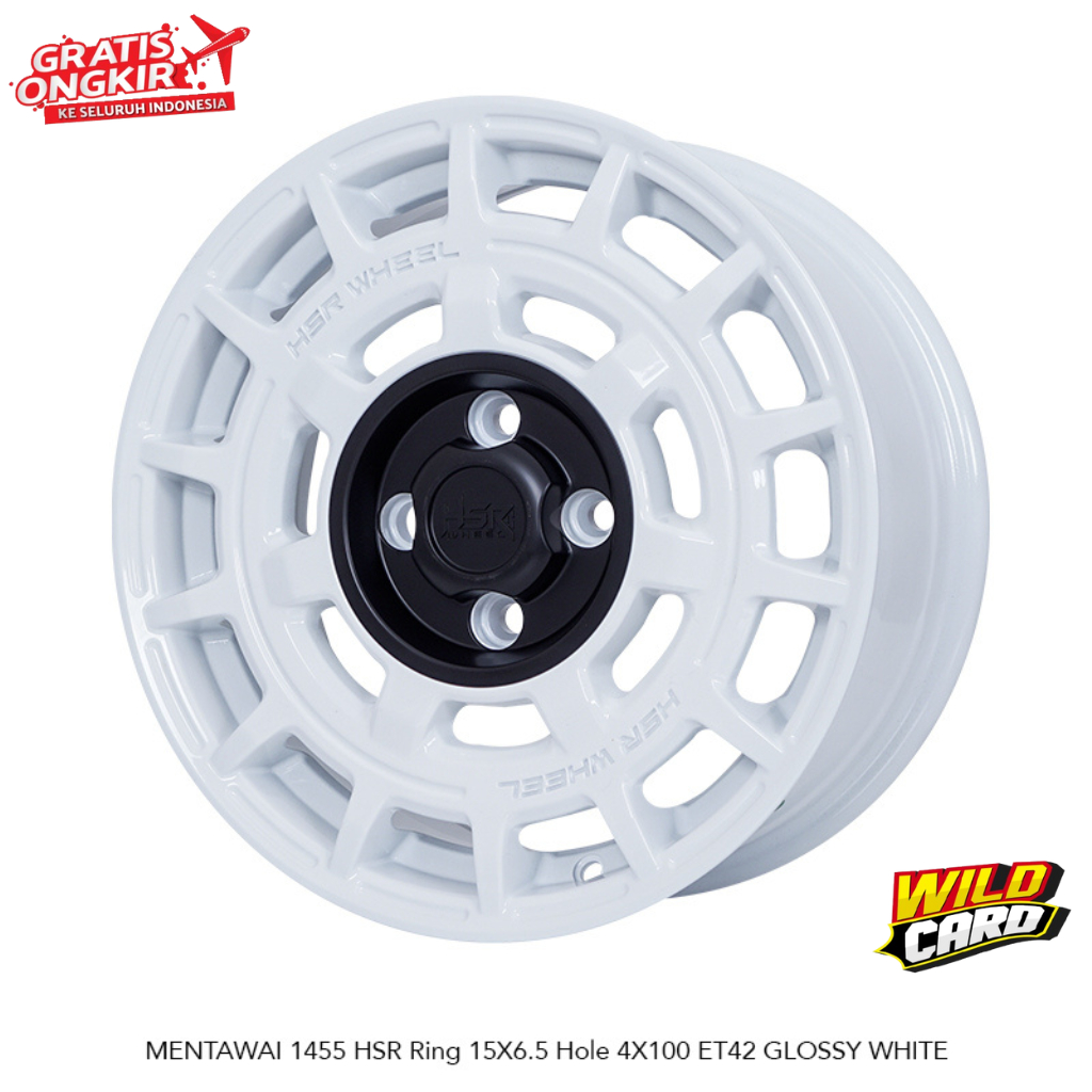 promo Velg HSR Model Retro HSR MENTAWAI R15 Mobil Sigra Calya Ayla
