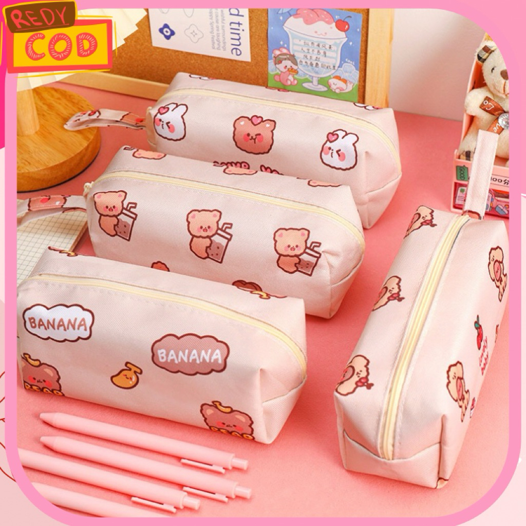 

Kikidoo Kotak Pensil Aesthetic Kawaii Korea | Tempat Pensil Lucu untuk Sekolah | Pencil Case Lucu Korea Style RT70