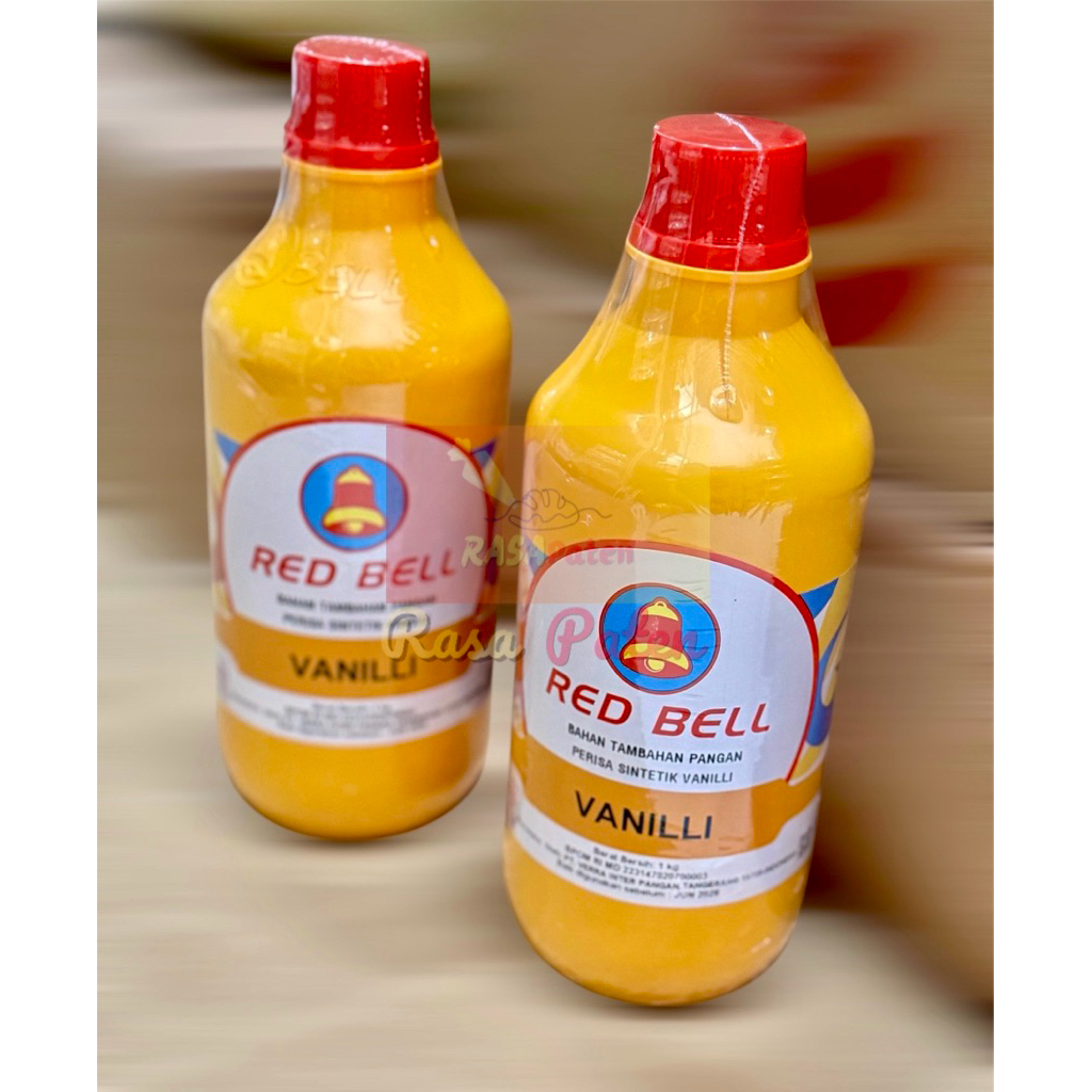 

RED BELL PASTA 1 kg VANILLA Halal BPOM RI COD Botol Satuan