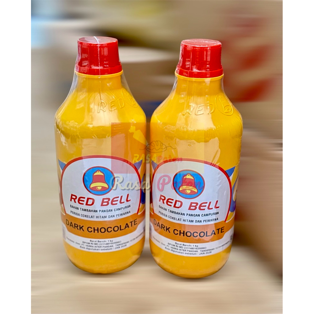 

RED BELL PASTA 1 kg DARK COKLAT Halal BPOM RI COD Botol Satuan