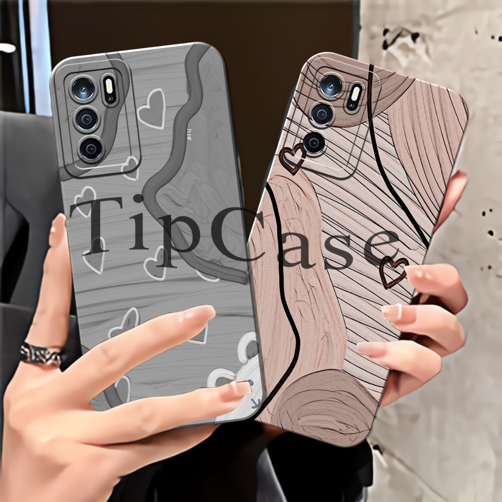Case Hp Untuk Oppo A16/ A54s/ A54  Fashion Case Silikon Lentur Procamera  Motif Marble Aesthetic