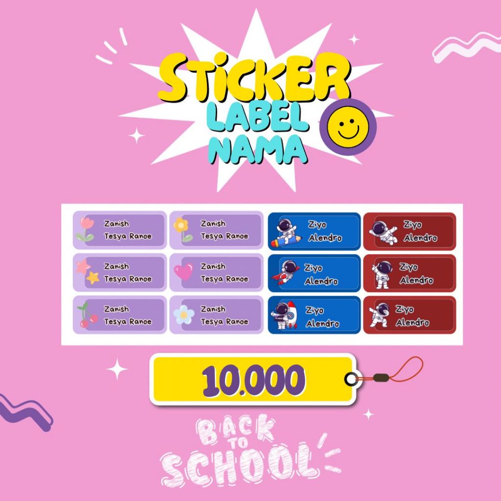 

Stiker Label Nama Vinyl Anti Air