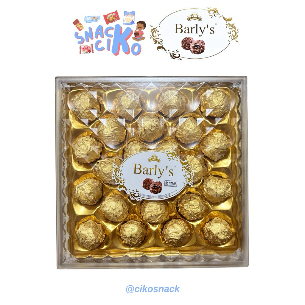 

[READY] Barly’s Peanut Chocolate Ball Square 300g (24 Pcs)