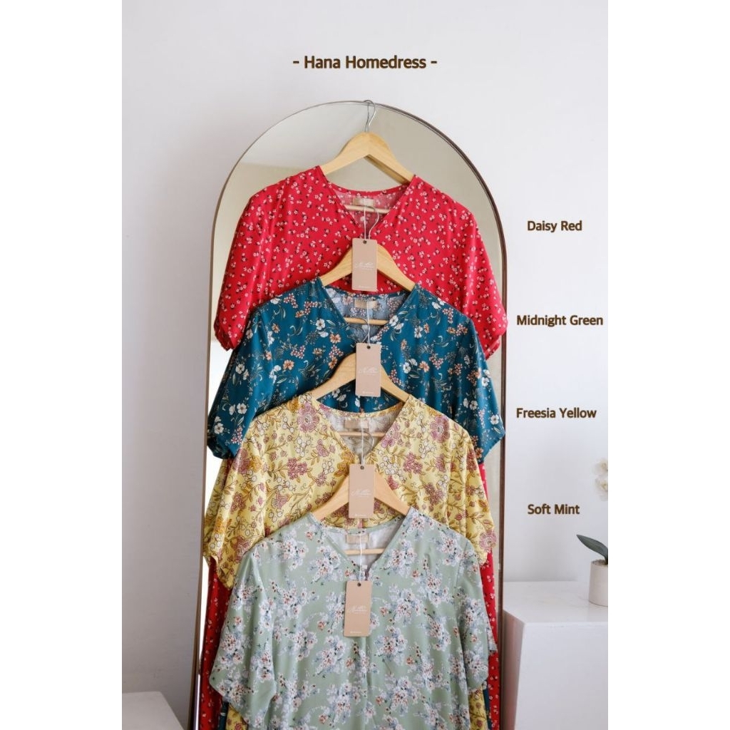 PROMO DISKON Hana Home Dress by Nilam Daster Motif Bahan Rayon Premium