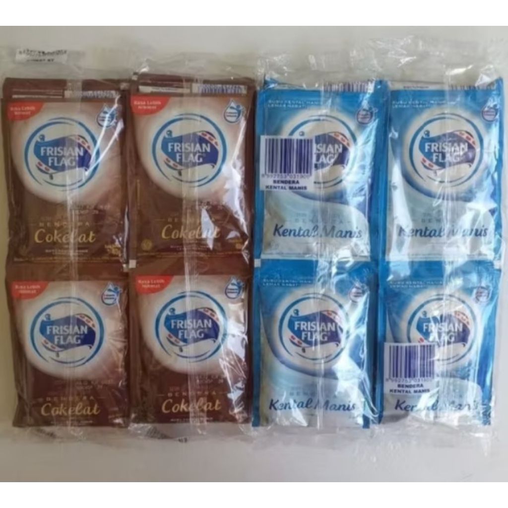 

susu frisian flag saset 1 renceng isi 6 pcs