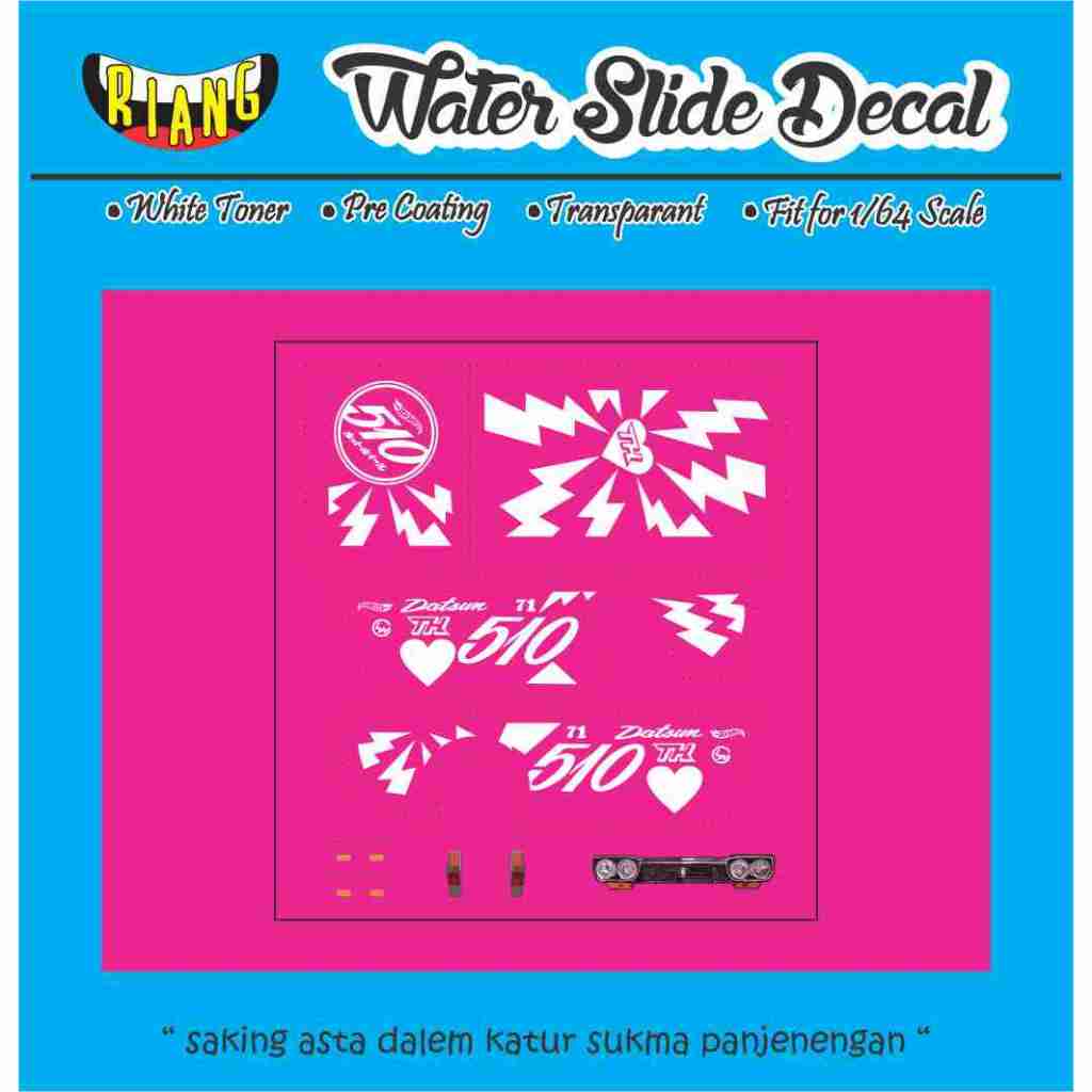 Decal Hot Wheels Datsun 510 Wagon Super Treasure Hunt 2023