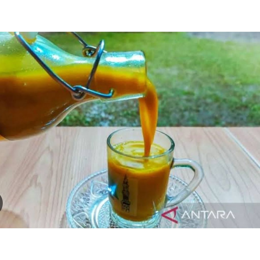 

Air kunit asli organik tampa campuran isi 350 ml rempah nusantara