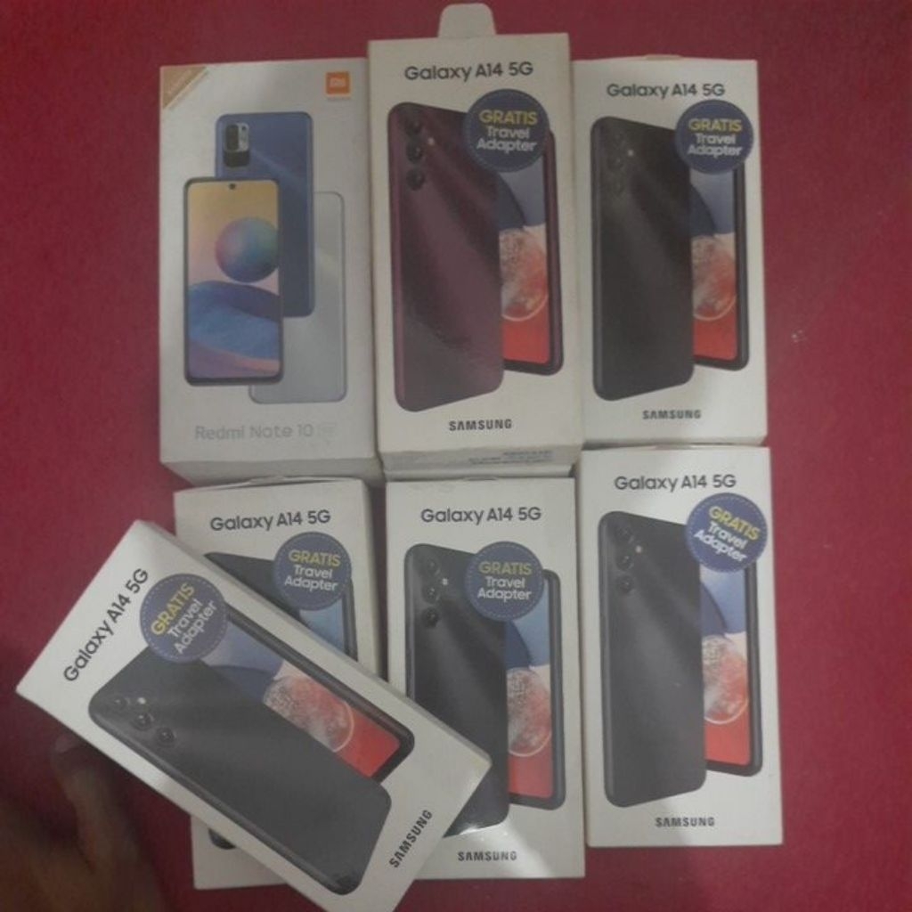 

Dus kardus hp galaxy A14 5G & renote 10 5G