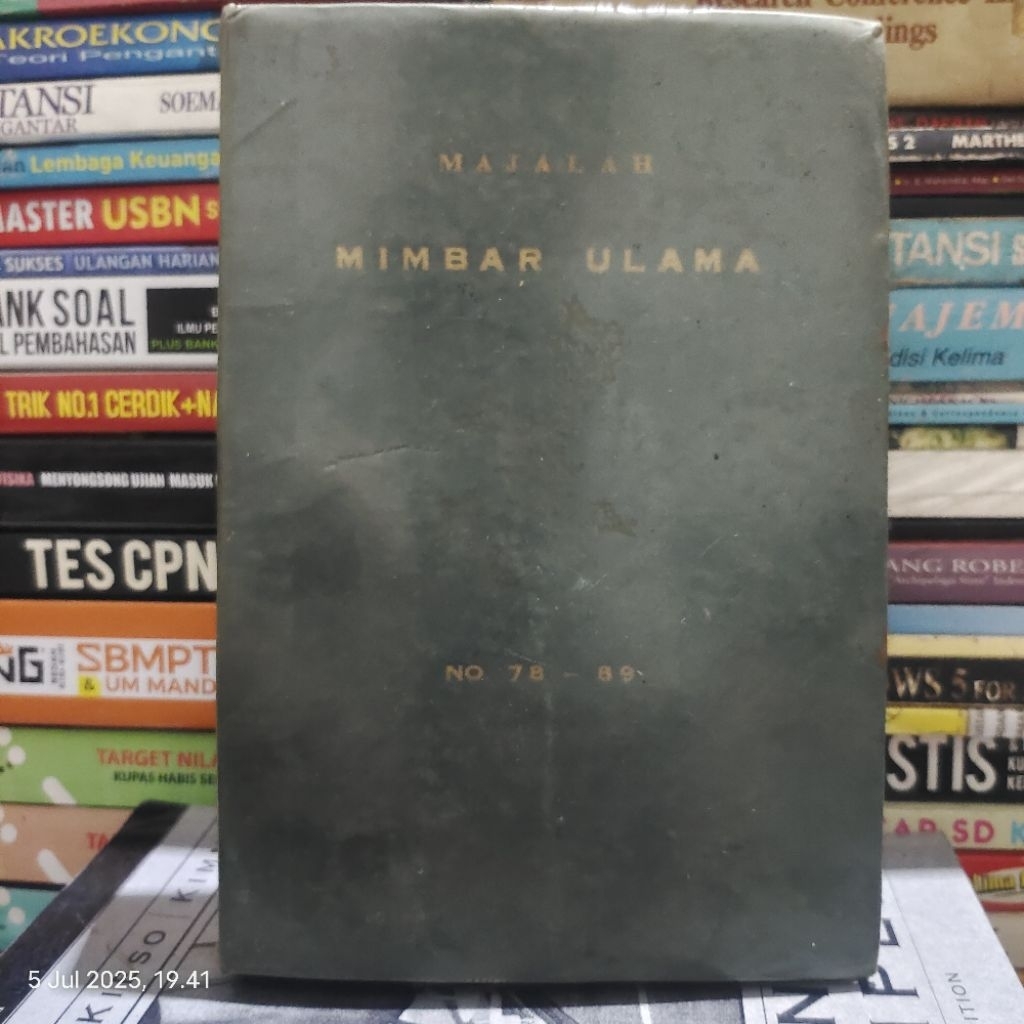 MAJALAH BUNDEL MIMBAR ULAMA 1978-1989 ORIGINAL